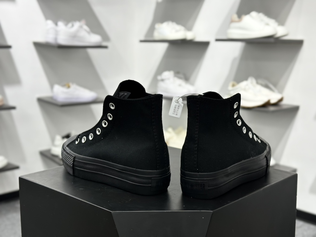 匡威2025新品 增高系列 Converse All Star 厚底增高 百搭休闲 防滑耐磨 厚底休闲鞋  31311130