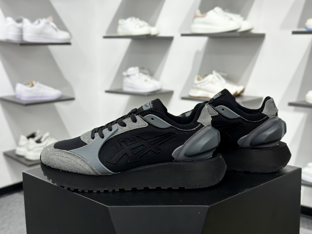 鬼塚虎/Onitsuka Tiger MOAGE CO Low 摩纳哥CO系列低帮慢跑鞋“黑灰” 1183B555-001
