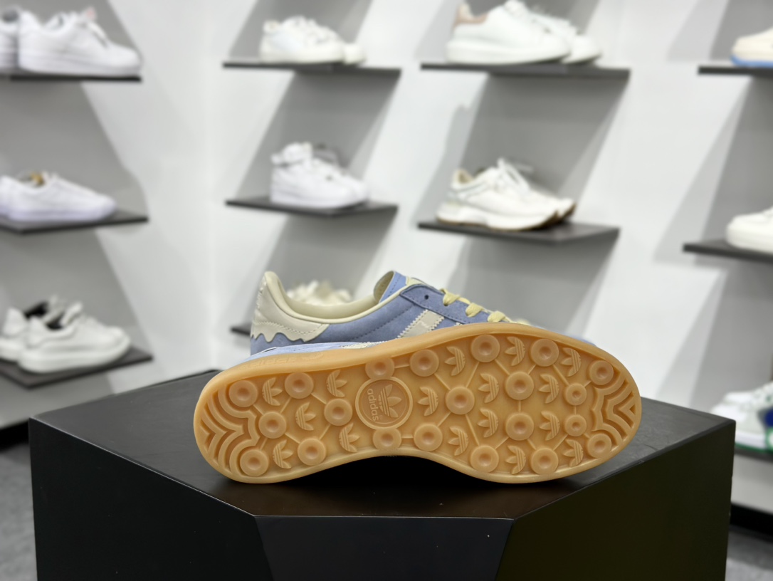 adidas Originals Gazelle INdoor 紫 三叶草休闲防滑耐磨低帮板鞋 JR8029