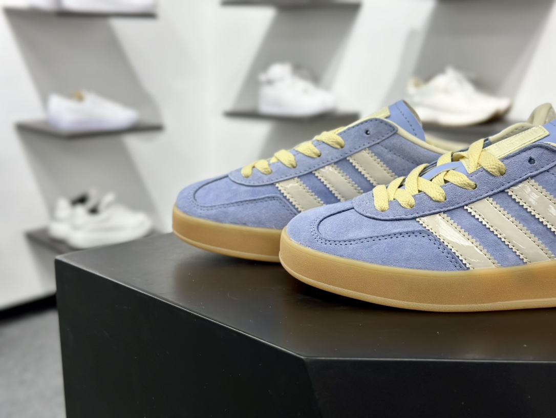 adidas Originals Gazelle INdoor 紫 三叶草休闲防滑耐磨低帮板鞋 JR8029