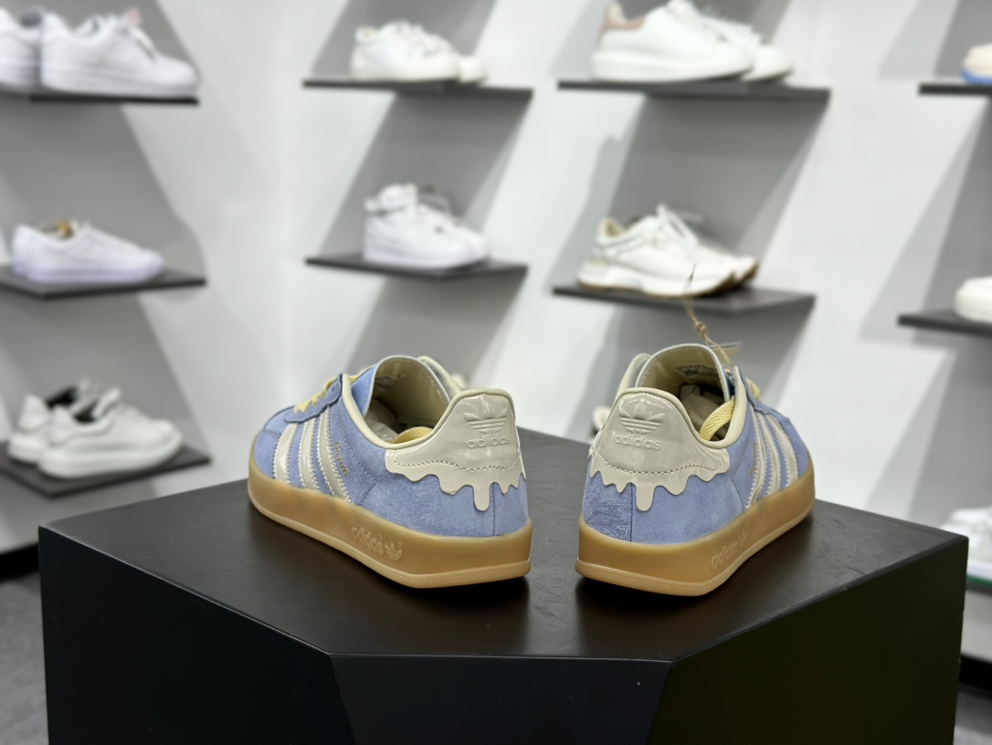 adidas Originals Gazelle INdoor 紫 三叶草休闲防滑耐磨低帮板鞋 JR8029