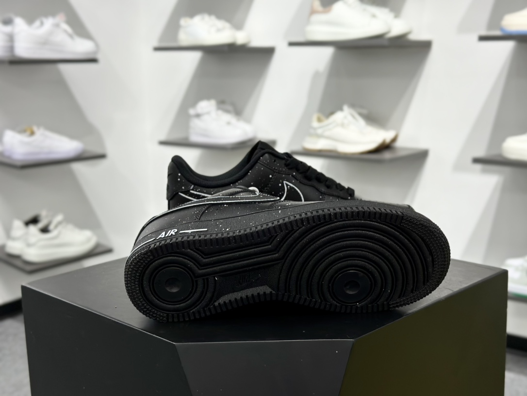 Nike Air Force 1 Low 07 黑泼墨  CK0316-059
