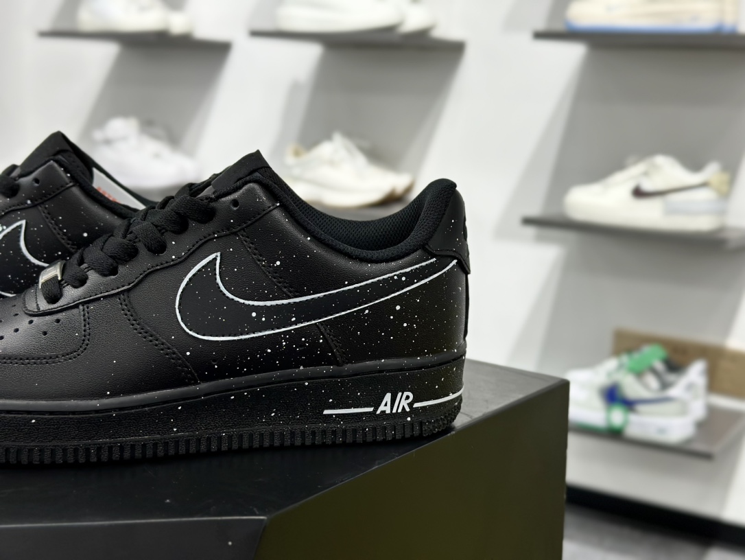 Nike Air Force 1 Low 07 黑泼墨  CK0316-059