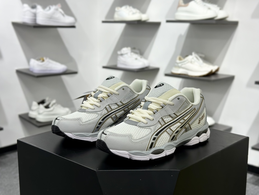 Asics Gel-NYC 2055 版本 亚瑟士运动休闲透气专业跑鞋  1203A542-100