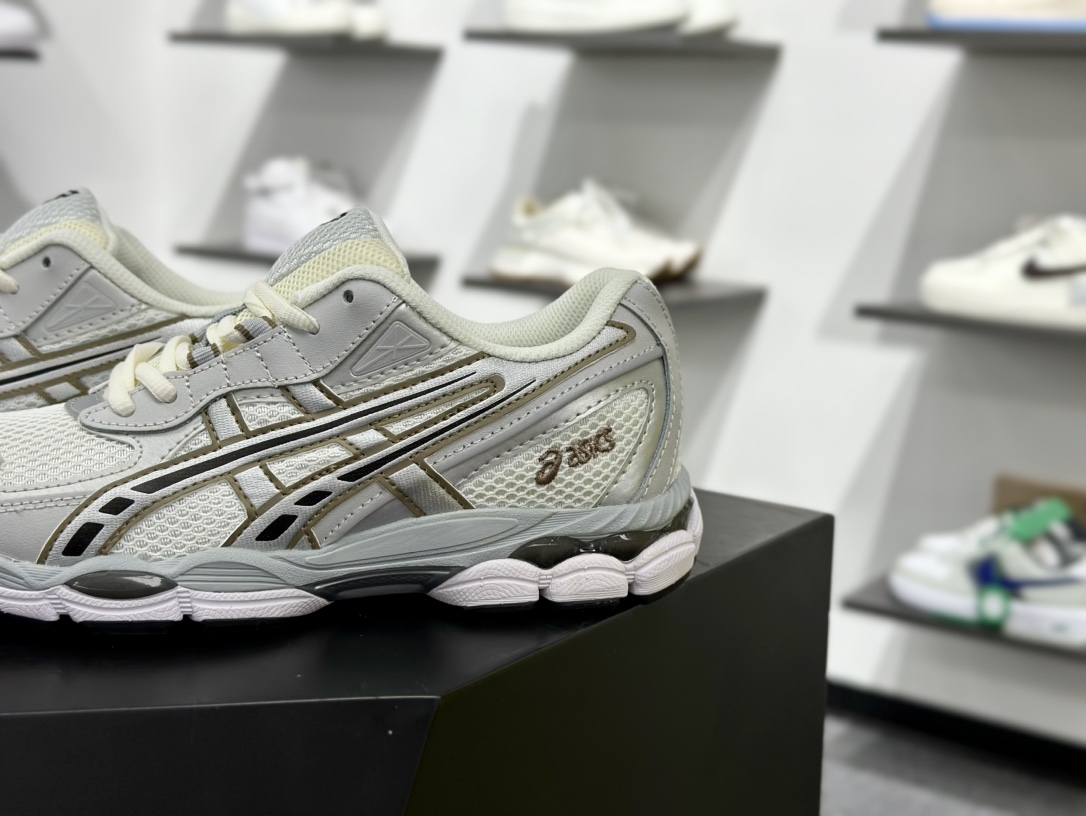 Asics Gel-NYC 2055 版本 亚瑟士运动休闲透气专业跑鞋  1203A542-100