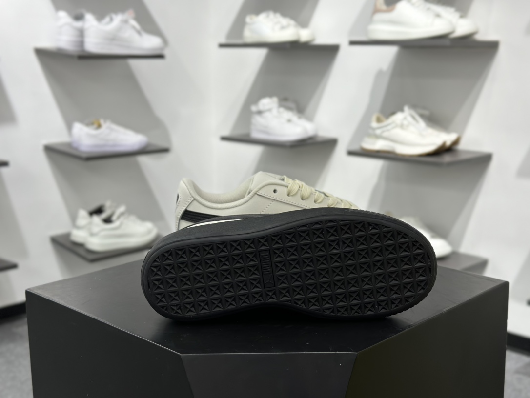 彪马PUMA Suede Low XL”Blue White”经典明星系列低帮面包风板鞋“黑白” 397250-01