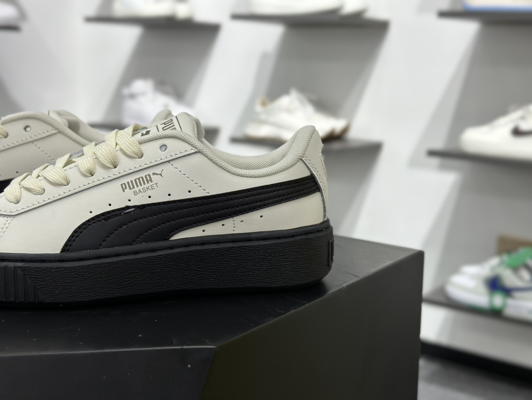 彪马PUMA Suede Low XL”Blue White”经典明星系列低帮面包风板鞋“黑白” 397250-01