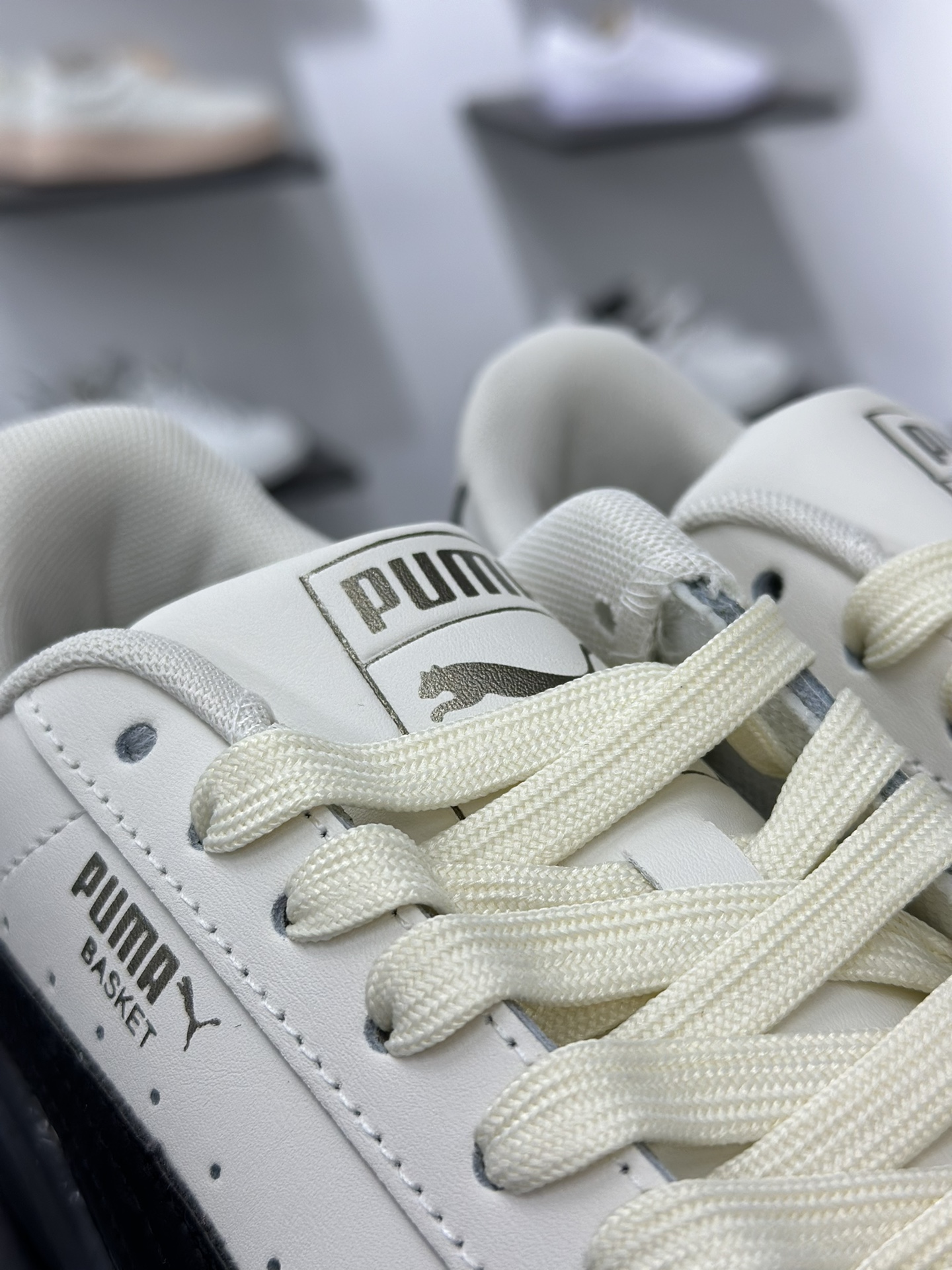 彪马PUMA Suede Low XL”Blue White”经典明星系列低帮面包风板鞋“黑白” 397250-01