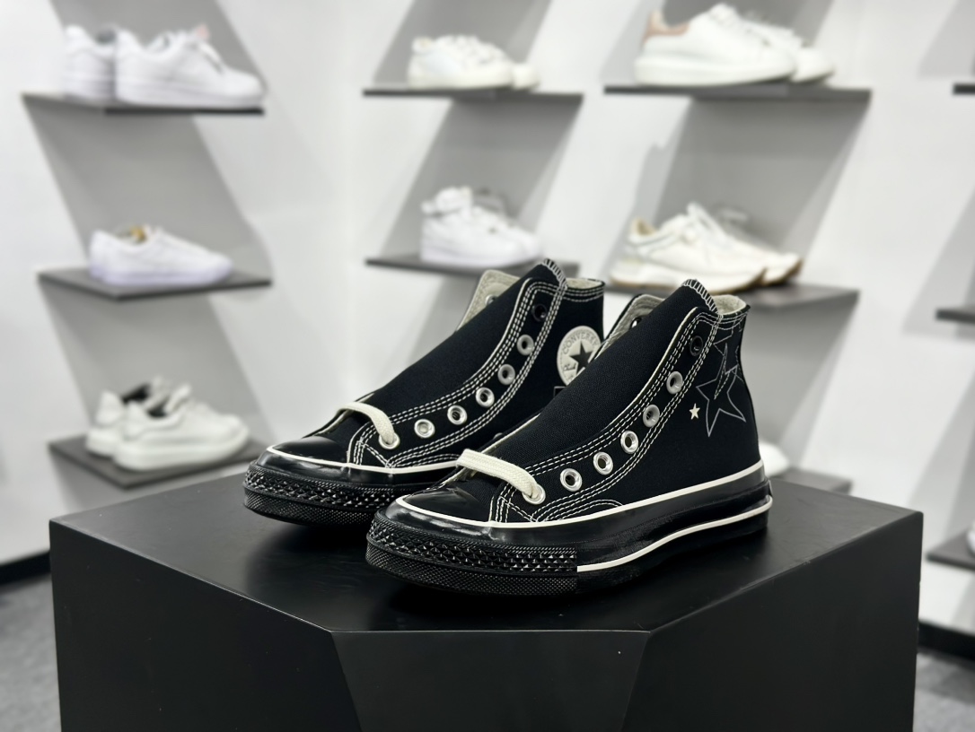 春夏新款只为你″星”动 Converse Chuck 1970s 五星缝线 五星图案 风格神秘  A15743C/A15744C