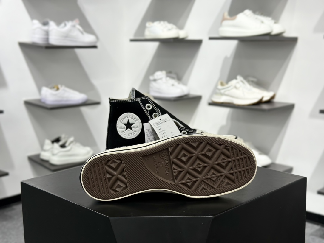 Converse Chuck Taylor All Star 1970s High”Nezha ”复古三星标高帮百搭板鞋“帆布黑白彩色敖丙印花” 162050C