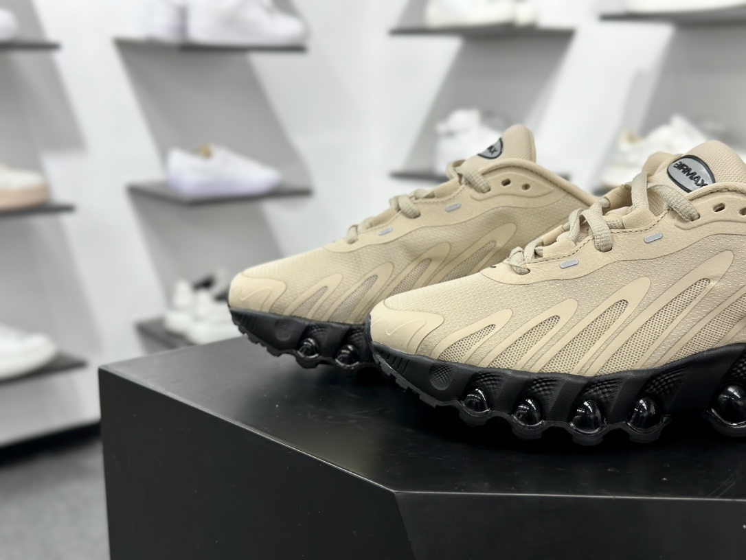 耐克Nike Air Max DN8”Light British Tan”DN8系列低帮豆荚型气囊百搭休闲运动慢跑鞋“浅茶黑” HF5509-101