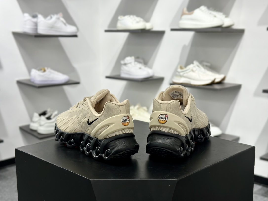 耐克Nike Air Max DN8”Light British Tan”DN8系列低帮豆荚型气囊百搭休闲运动慢跑鞋“浅茶黑” HF5509-101