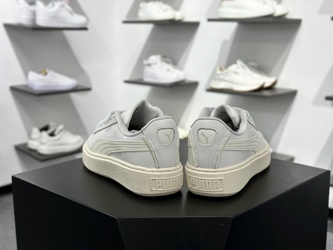 PUMA Suede XL 百搭单品厚鞋舌轻便防滑低帮板鞋  398910-01