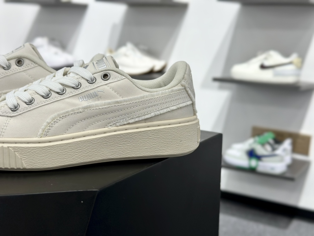 PUMA Suede XL 百搭单品厚鞋舌轻便防滑低帮板鞋 399252-02