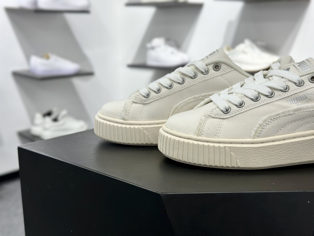 PUMA Suede XL 百搭单品厚鞋舌轻便防滑低帮板鞋 399252-02