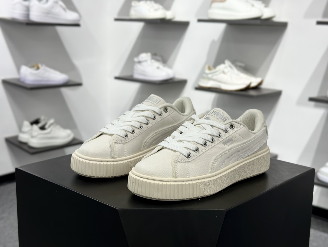 PUMA Suede XL 百搭单品厚鞋舌轻便防滑低帮板鞋 399252-02