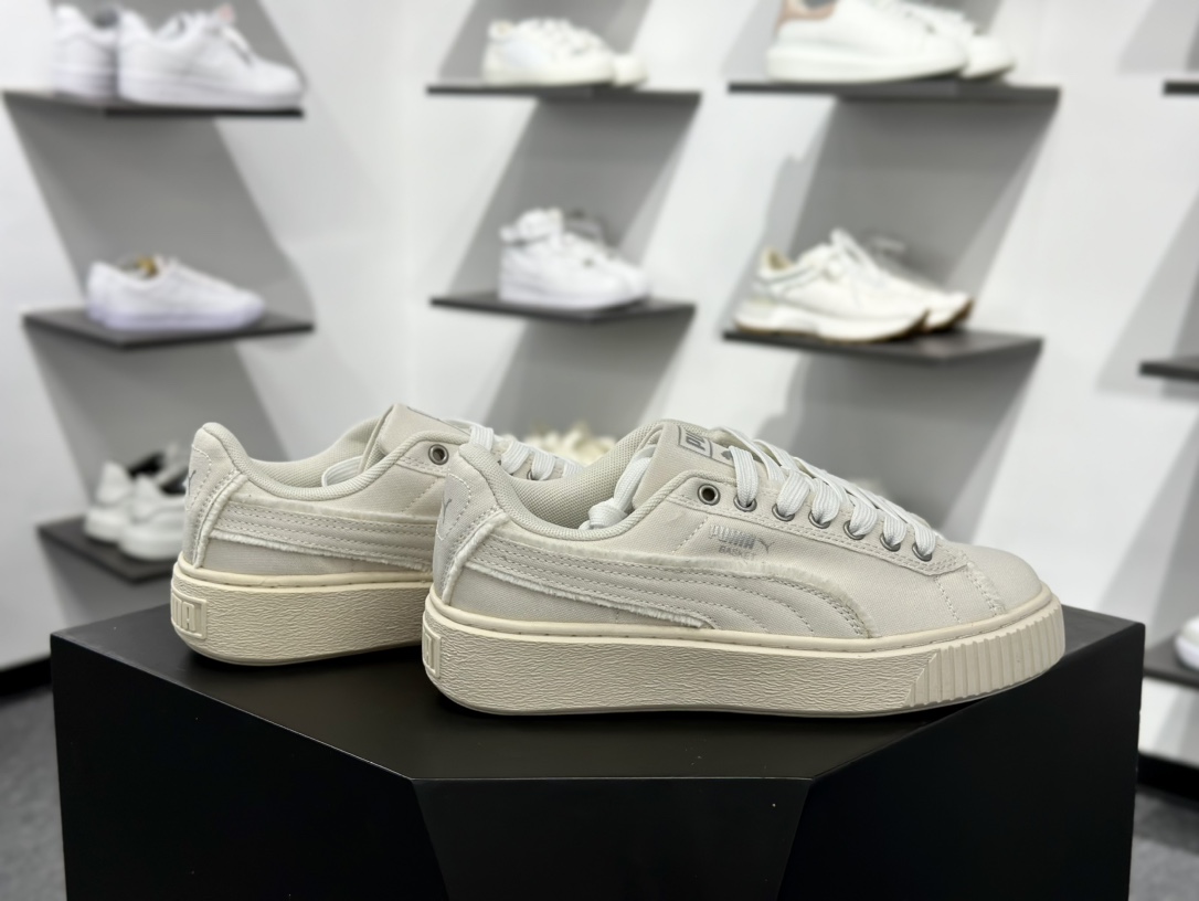 PUMA Suede XL 百搭单品厚鞋舌轻便防滑低帮板鞋 399252-02