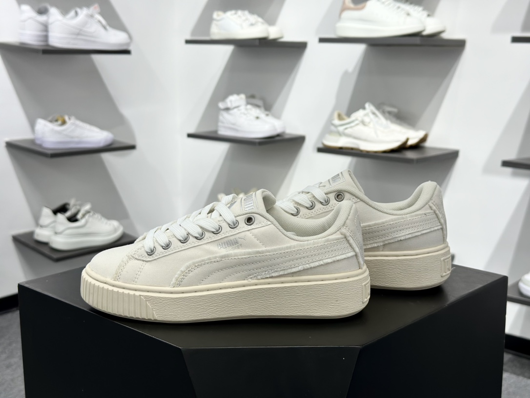 PUMA Suede XL 百搭单品厚鞋舌轻便防滑低帮板鞋 399252-02