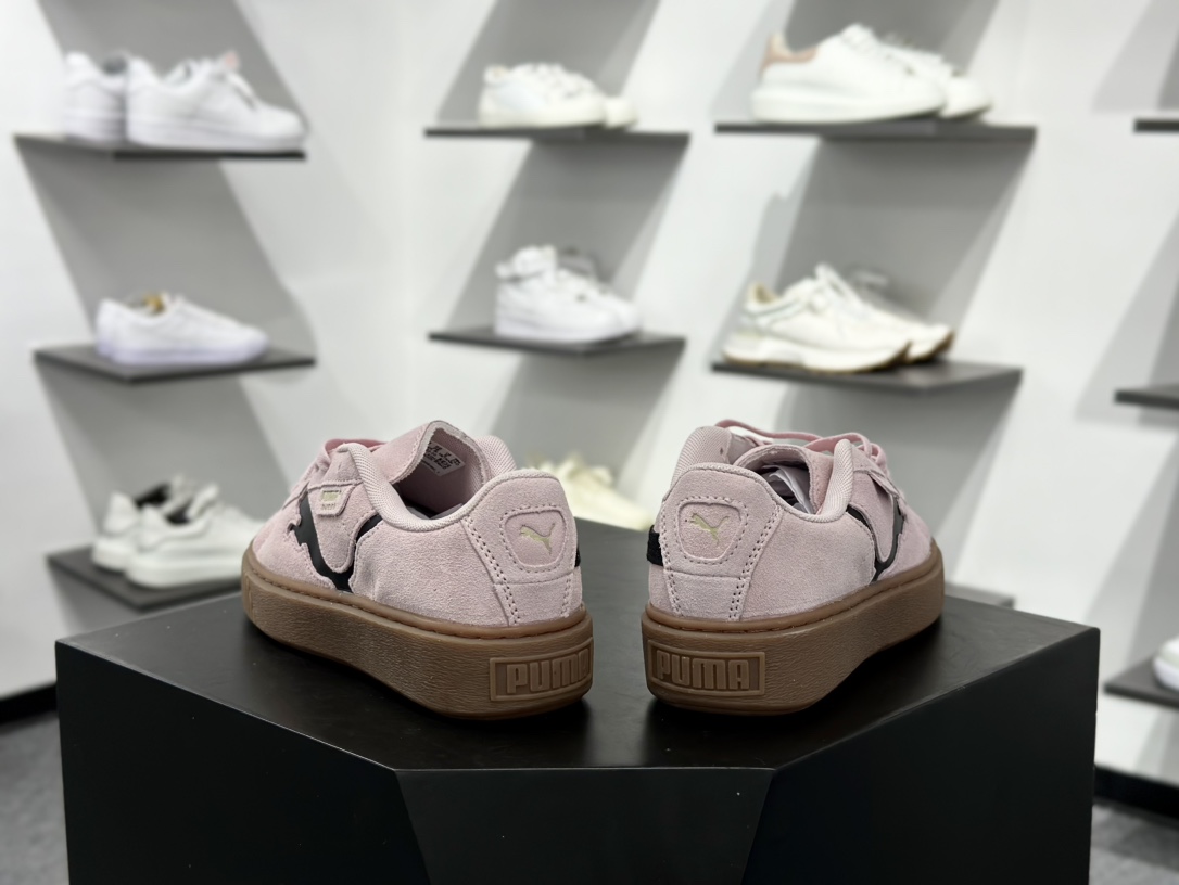 PUMA Suede XL 百搭单品厚鞋舌轻便防滑低帮板鞋  397233-05