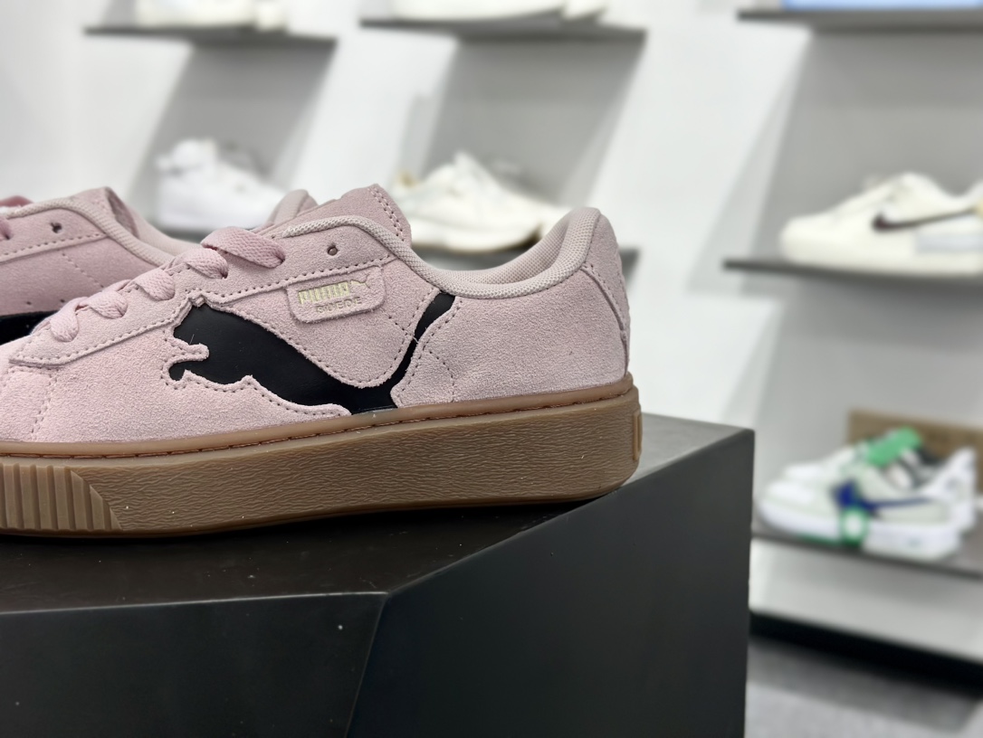 PUMA Suede XL 百搭单品厚鞋舌轻便防滑低帮板鞋  397233-05