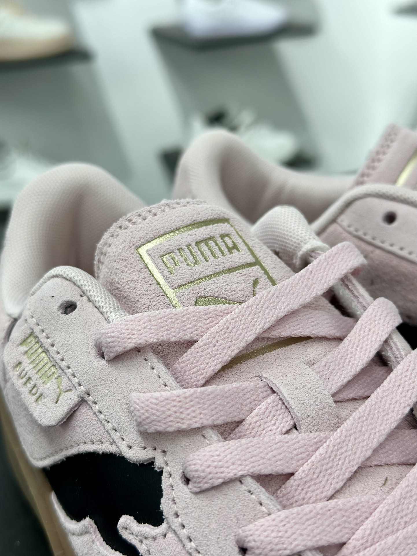 PUMA Suede XL 百搭单品厚鞋舌轻便防滑低帮板鞋  397233-05