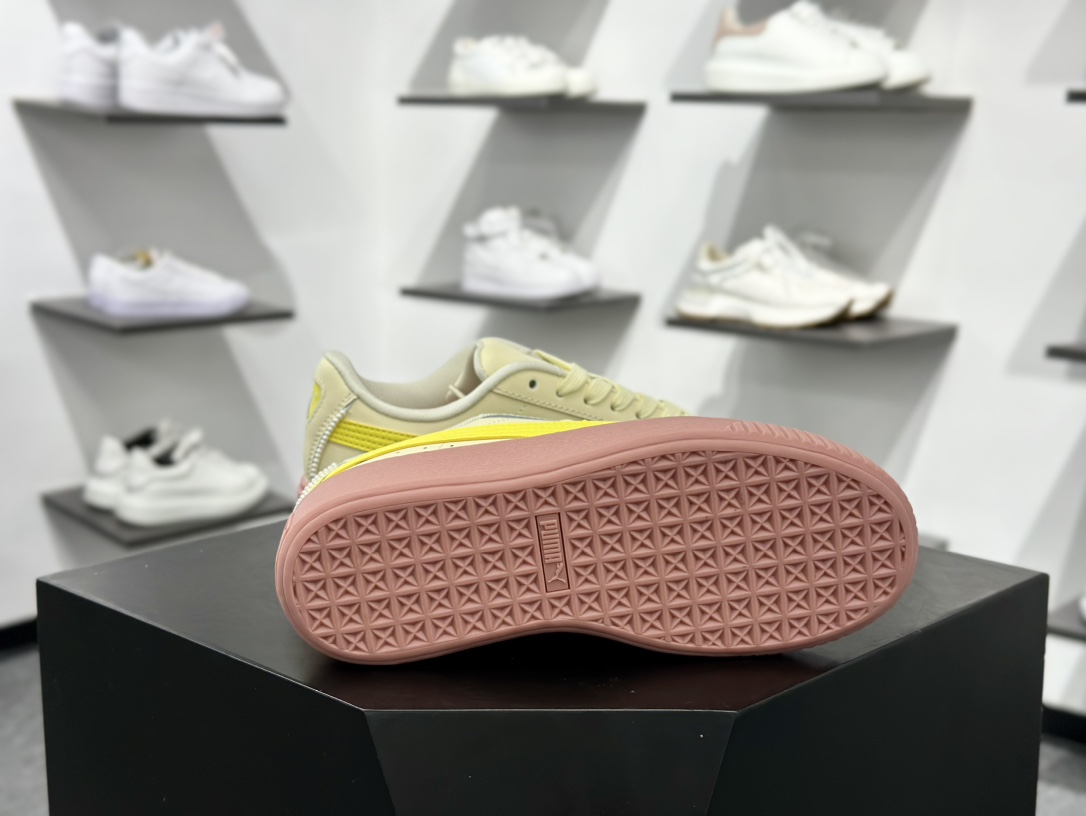 PUMA Suede XL 百搭单品厚鞋舌轻便防滑低帮板鞋  398910-02