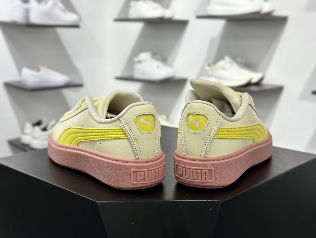 PUMA Suede XL 百搭单品厚鞋舌轻便防滑低帮板鞋  398910-02