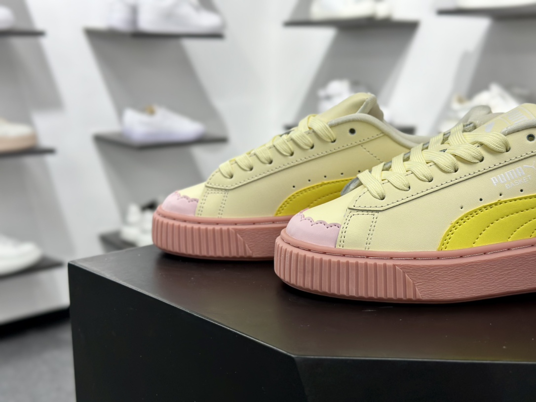 PUMA Suede XL 百搭单品厚鞋舌轻便防滑低帮板鞋  398910-02