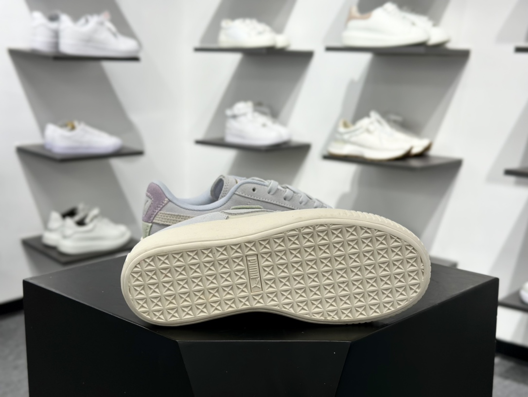 PUMA Suede XL 百搭单品厚鞋舌轻便防滑低帮板鞋  397233-03