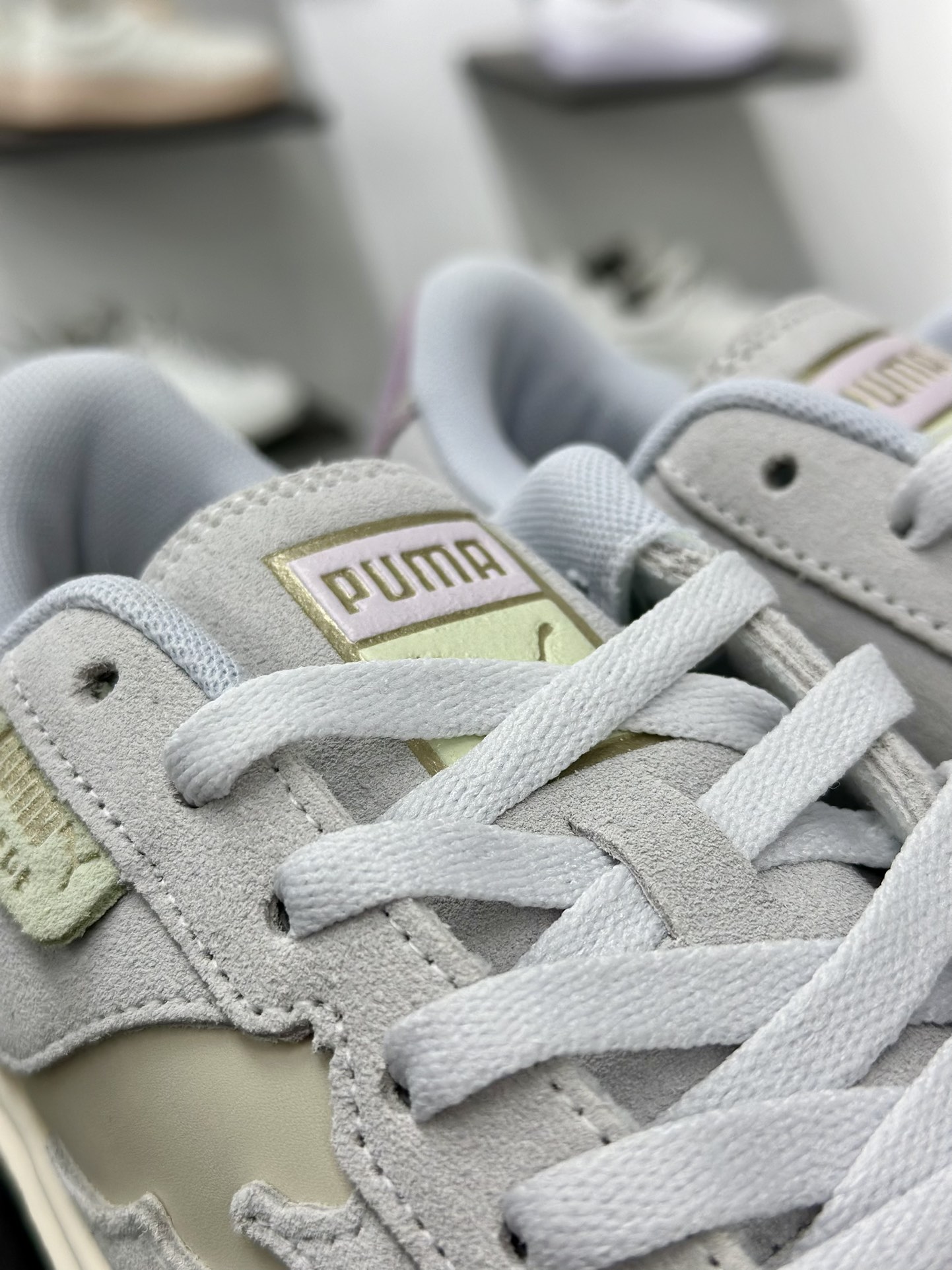 PUMA Suede XL 百搭单品厚鞋舌轻便防滑低帮板鞋  397233-03