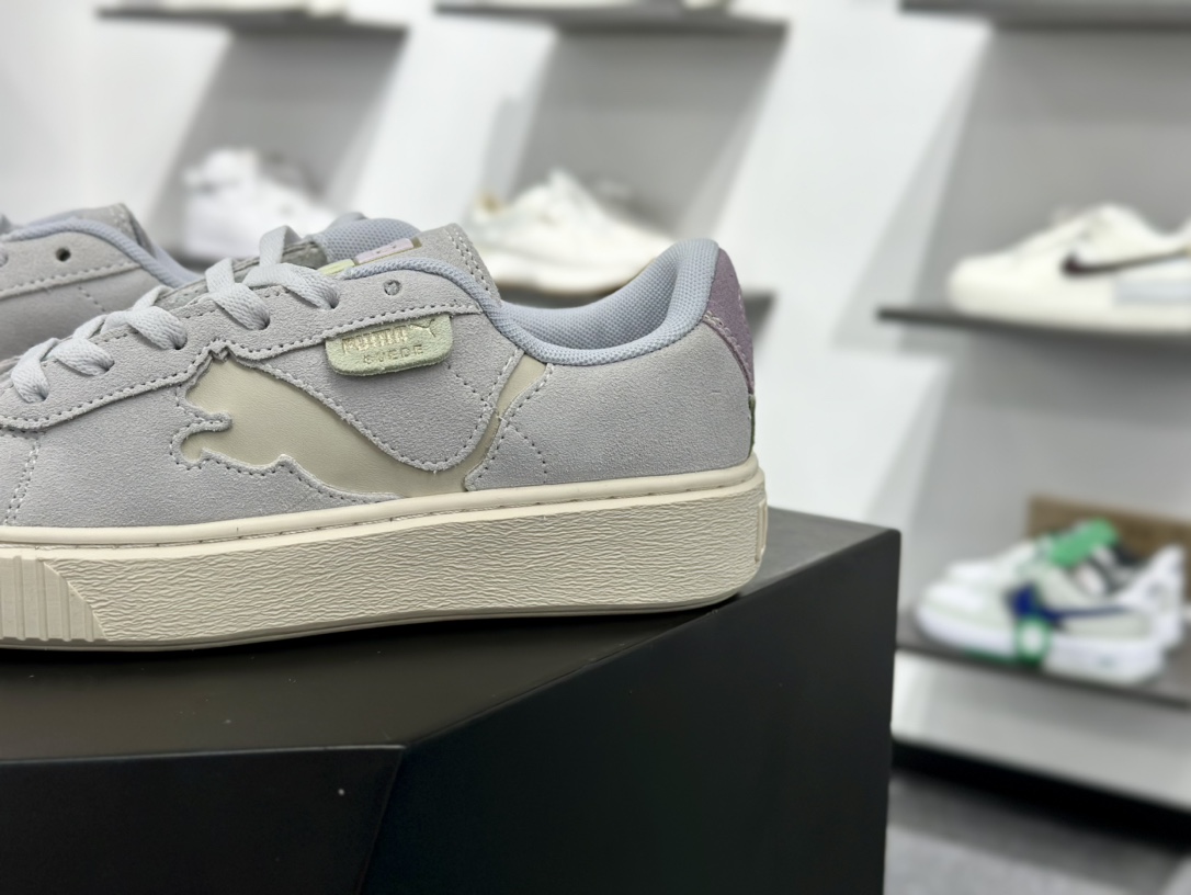 PUMA Suede XL 百搭单品厚鞋舌轻便防滑低帮板鞋  397233-03