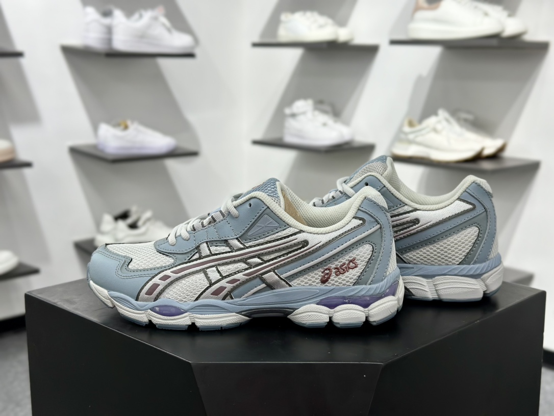 Asics Gel-NYC 2055 版本 亚瑟士运动休闲透气专业跑鞋  1203A542-020
