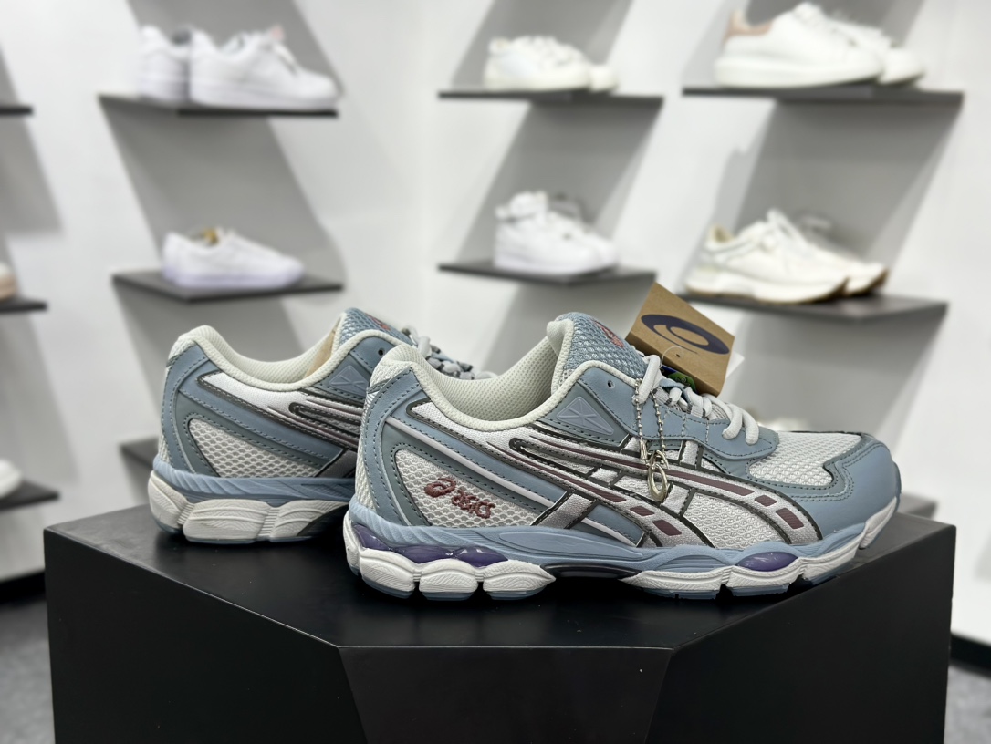 Asics Gel-NYC 2055 版本 亚瑟士运动休闲透气专业跑鞋  1203A542-020