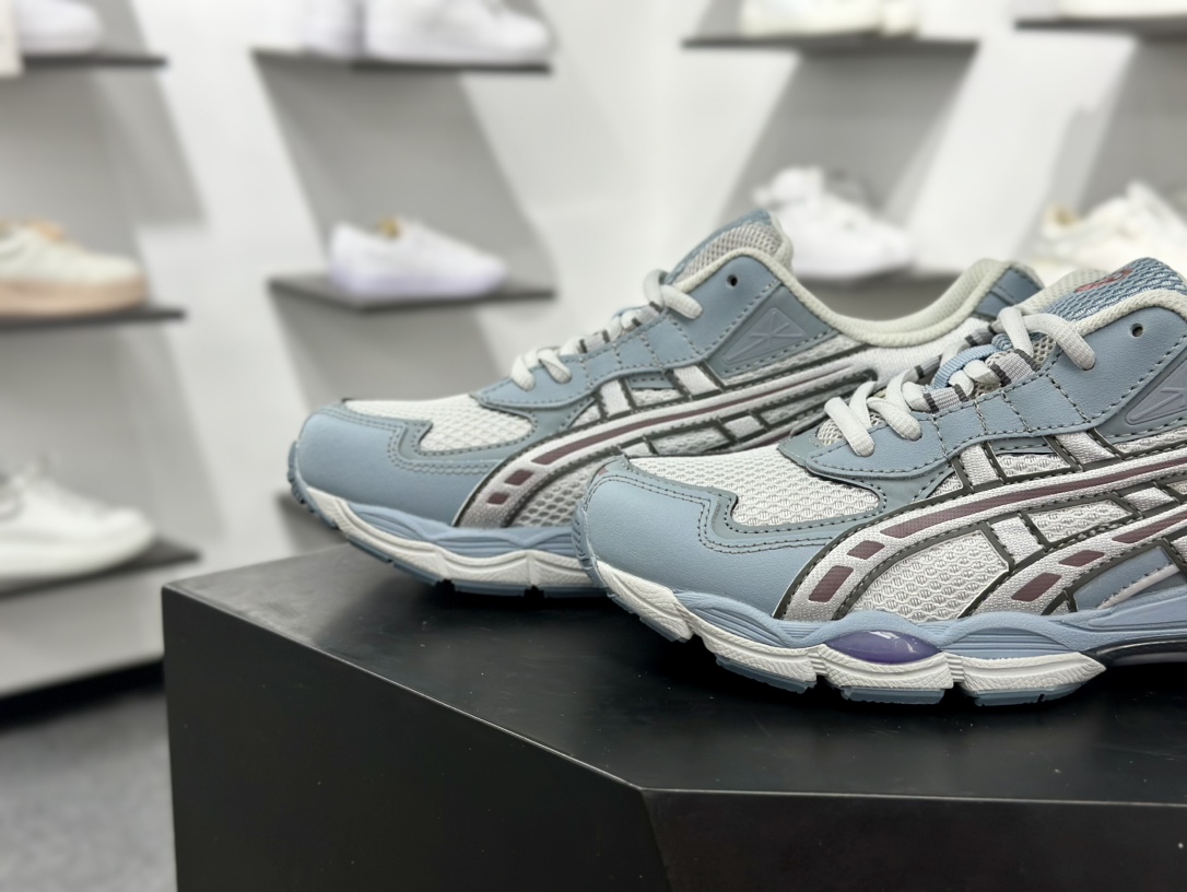 Asics Gel-NYC 2055 版本 亚瑟士运动休闲透气专业跑鞋  1203A542-020