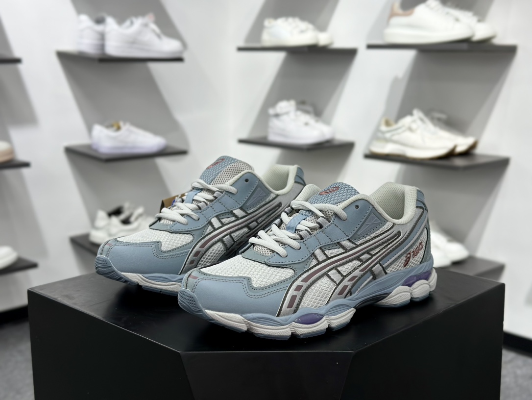 Asics Gel-NYC 2055 版本 亚瑟士运动休闲透气专业跑鞋  1203A542-020