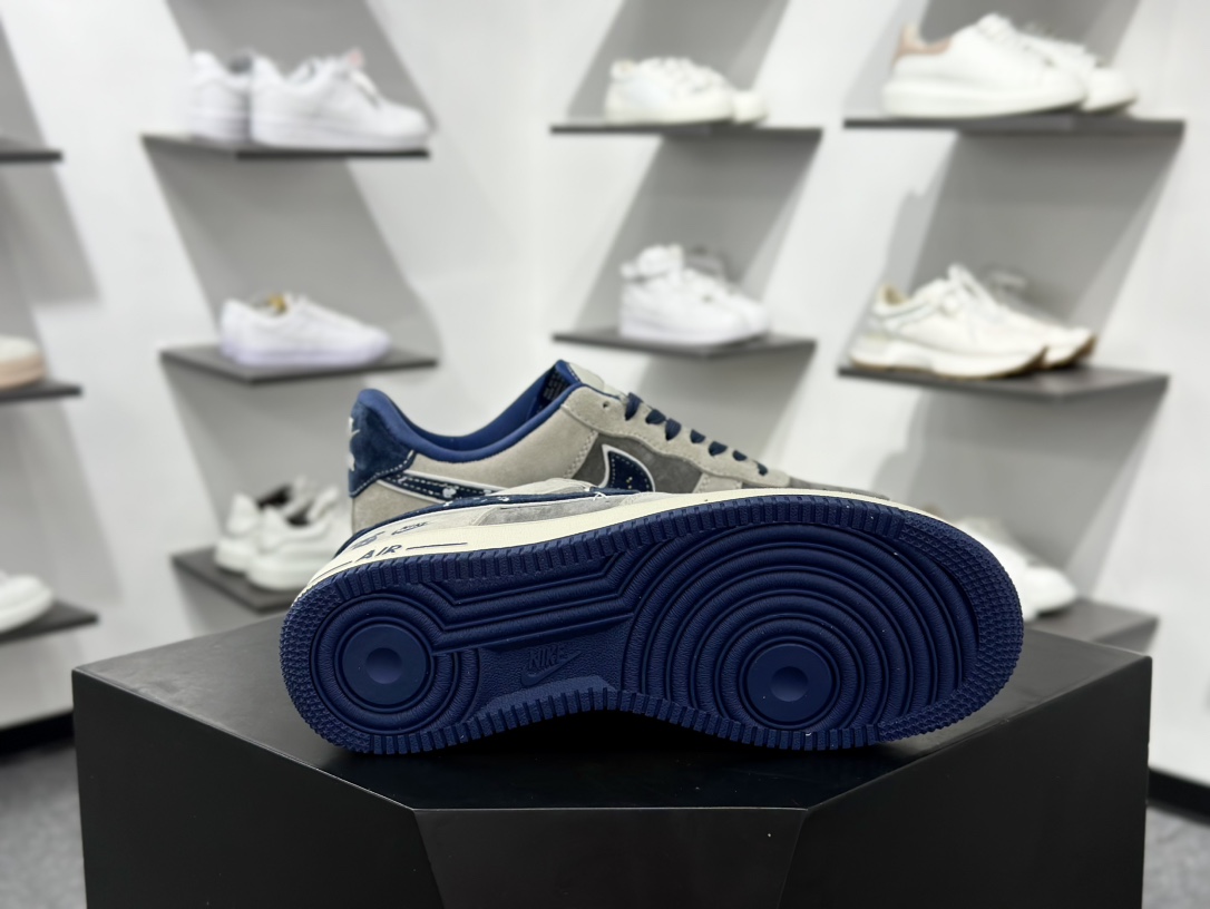 Nike Air Force 1 Low 07 x Supreme x GUCCI 灰蓝  KK1988-053