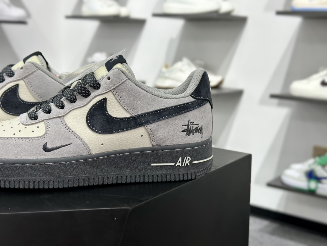 Nike Air Force 1 Low 07 x Stussy 白灰黑小钩满天星  XZ6188-196