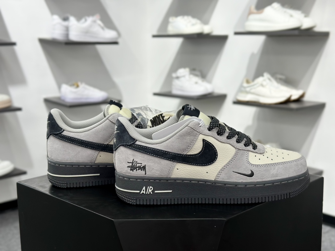 Nike Air Force 1 Low 07 x Stussy 白灰黑小钩满天星  XZ6188-196