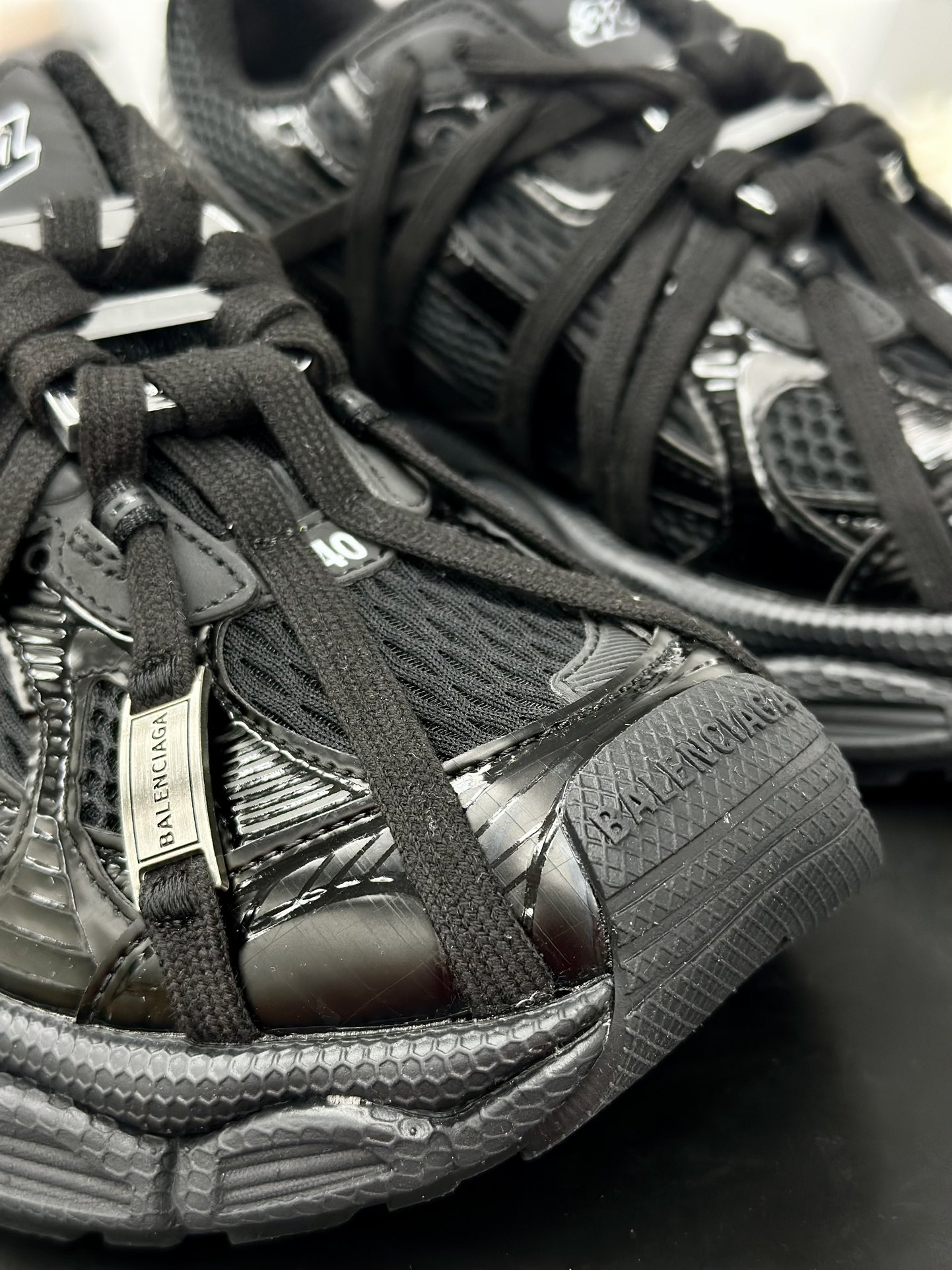 Balenciaga巴黎世家 3XL 绑带款 黑色 知名巴黎大厂纯原 10代网面轻便型老爹鞋