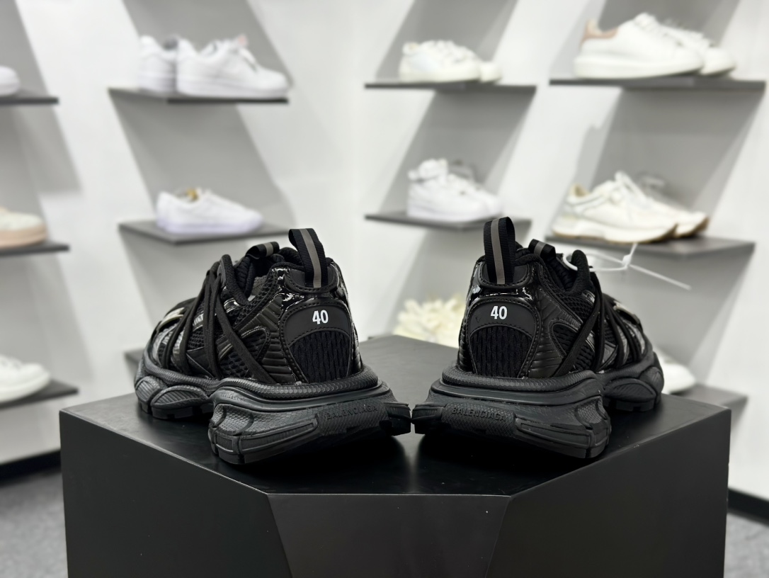 Balenciaga巴黎世家 3XL 绑带款 黑色 知名巴黎大厂纯原 10代网面轻便型老爹鞋
