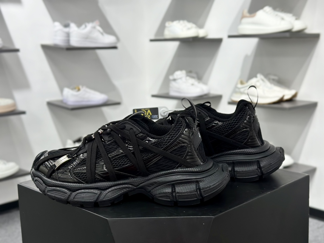 Balenciaga巴黎世家 3XL 绑带款 黑色 知名巴黎大厂纯原 10代网面轻便型老爹鞋