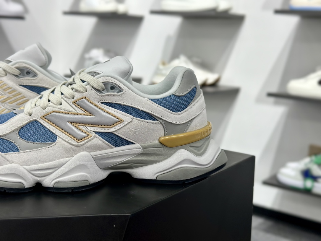 NB新百伦New Balance 9060”Heron Blue Grey”系列复古百搭老爹风小象蹄休闲运动跑步鞋“白灰苍鹭蓝”U9060FMB
