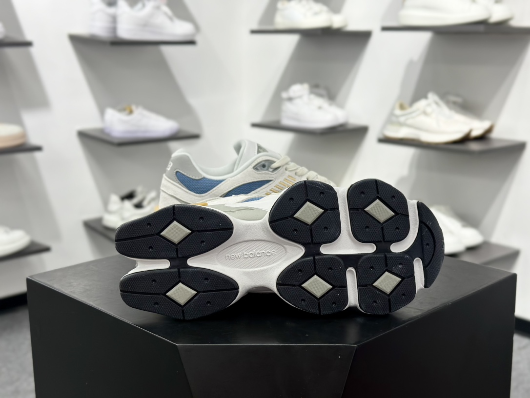 NB新百伦New Balance 9060”Heron Blue Grey”系列复古百搭老爹风小象蹄休闲运动跑步鞋“白灰苍鹭蓝”U9060FMB