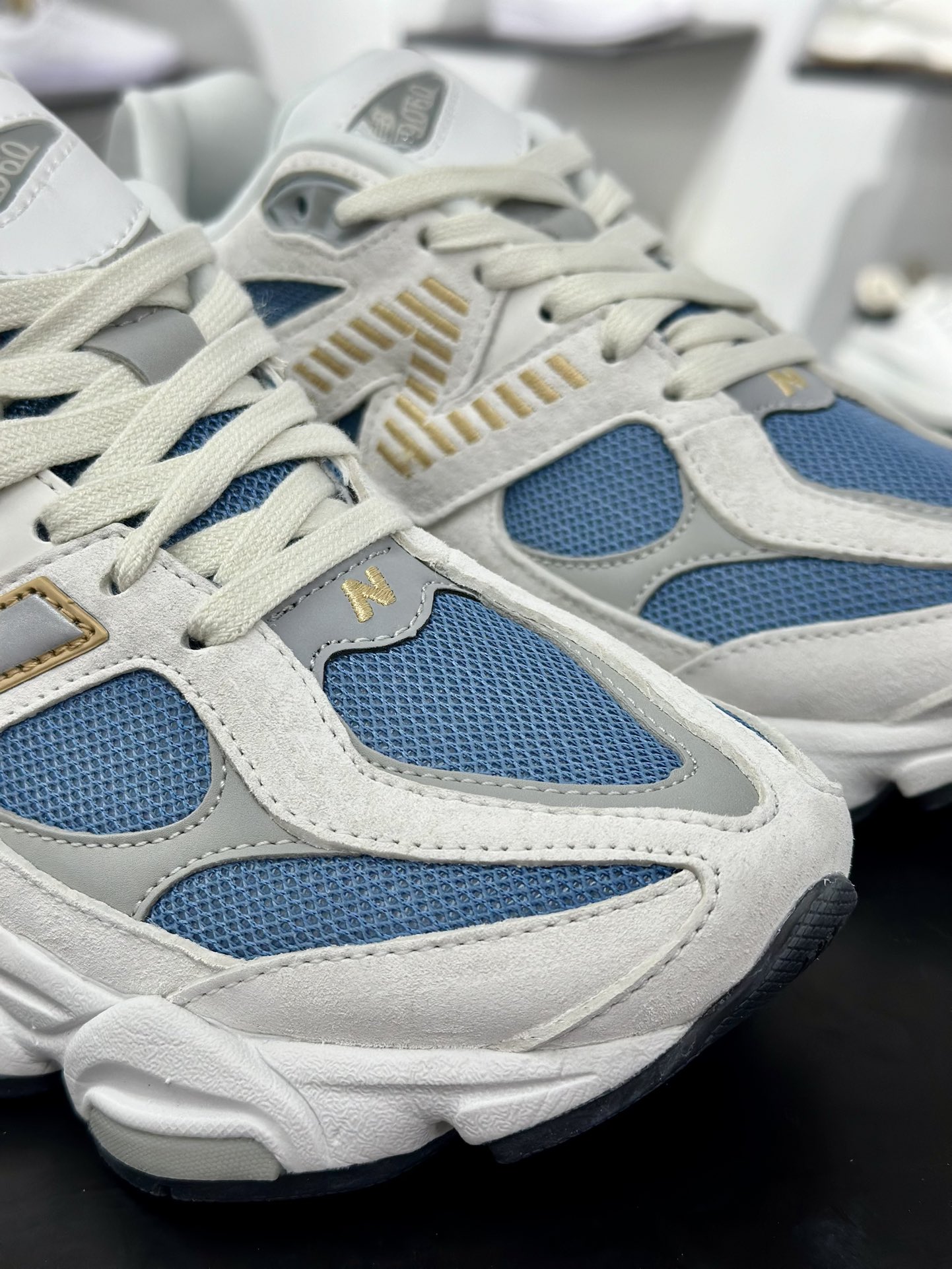 NB新百伦New Balance 9060”Heron Blue Grey”系列复古百搭老爹风小象蹄休闲运动跑步鞋“白灰苍鹭蓝”U9060FMB