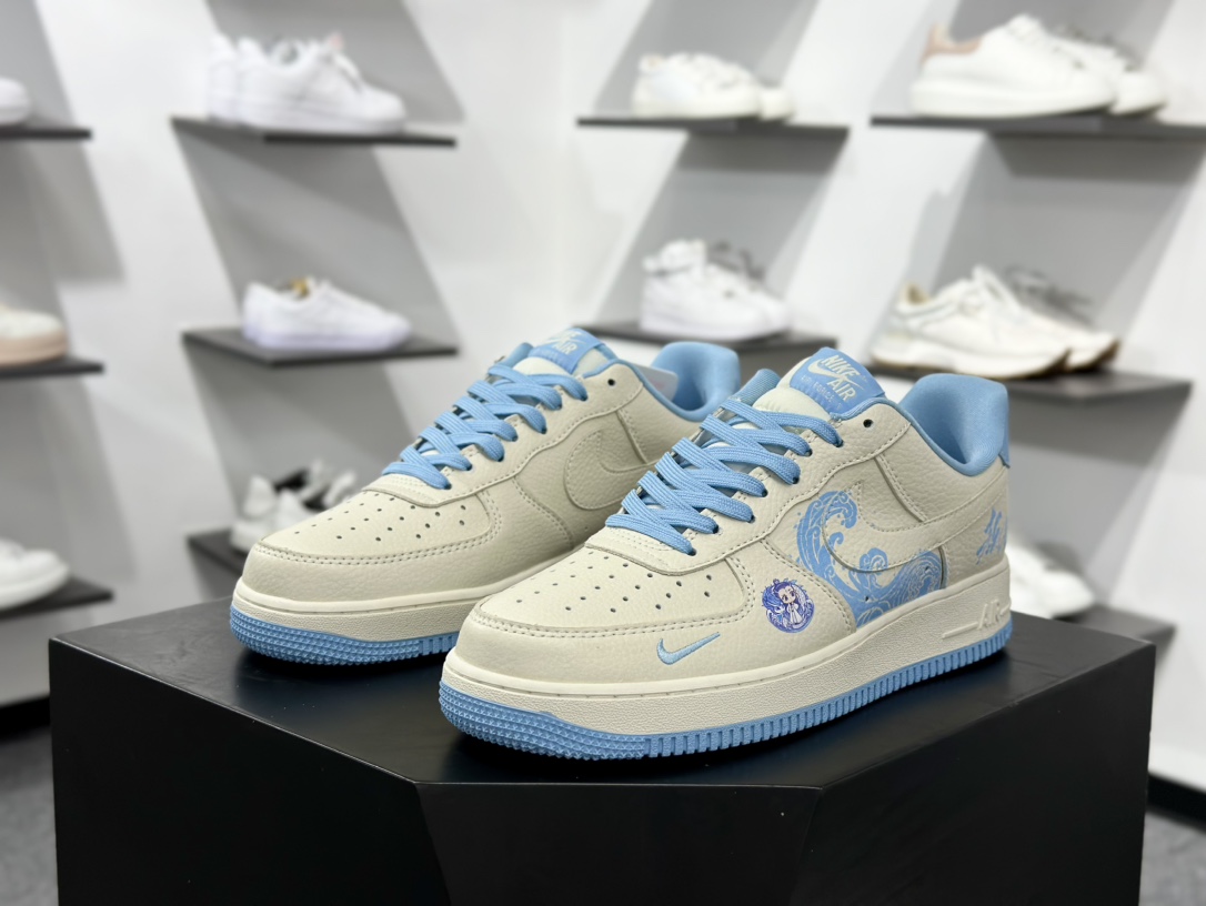 260 Nike Air Force 1 Low 07 哪吒闹海 敖丙涂鸦 米蓝小钩  KK1988-060