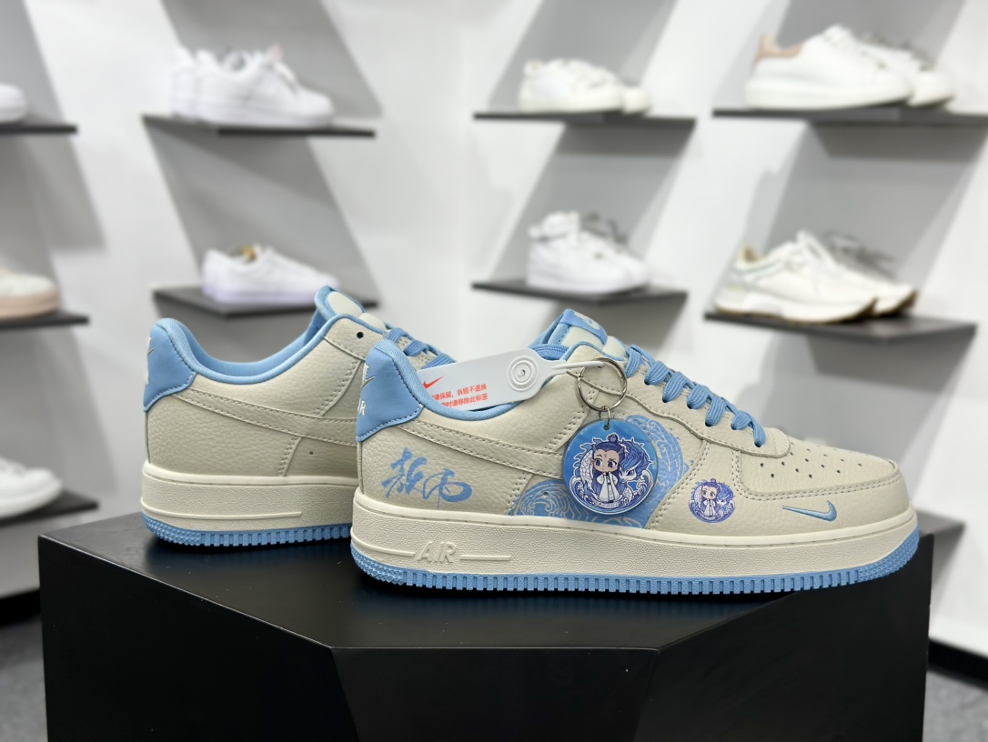 260 Nike Air Force 1 Low 07 哪吒闹海 敖丙涂鸦 米蓝小钩  KK1988-060