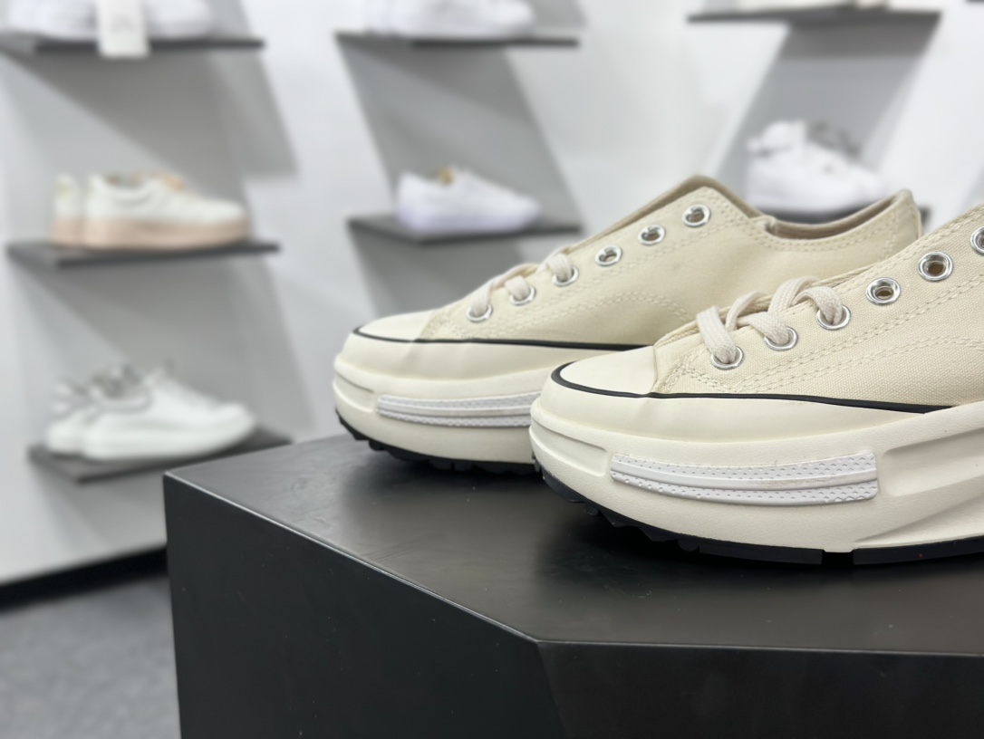 Converse Run Star Legacy 低帮 匡威厚底夹心增高低帮帆布鞋
