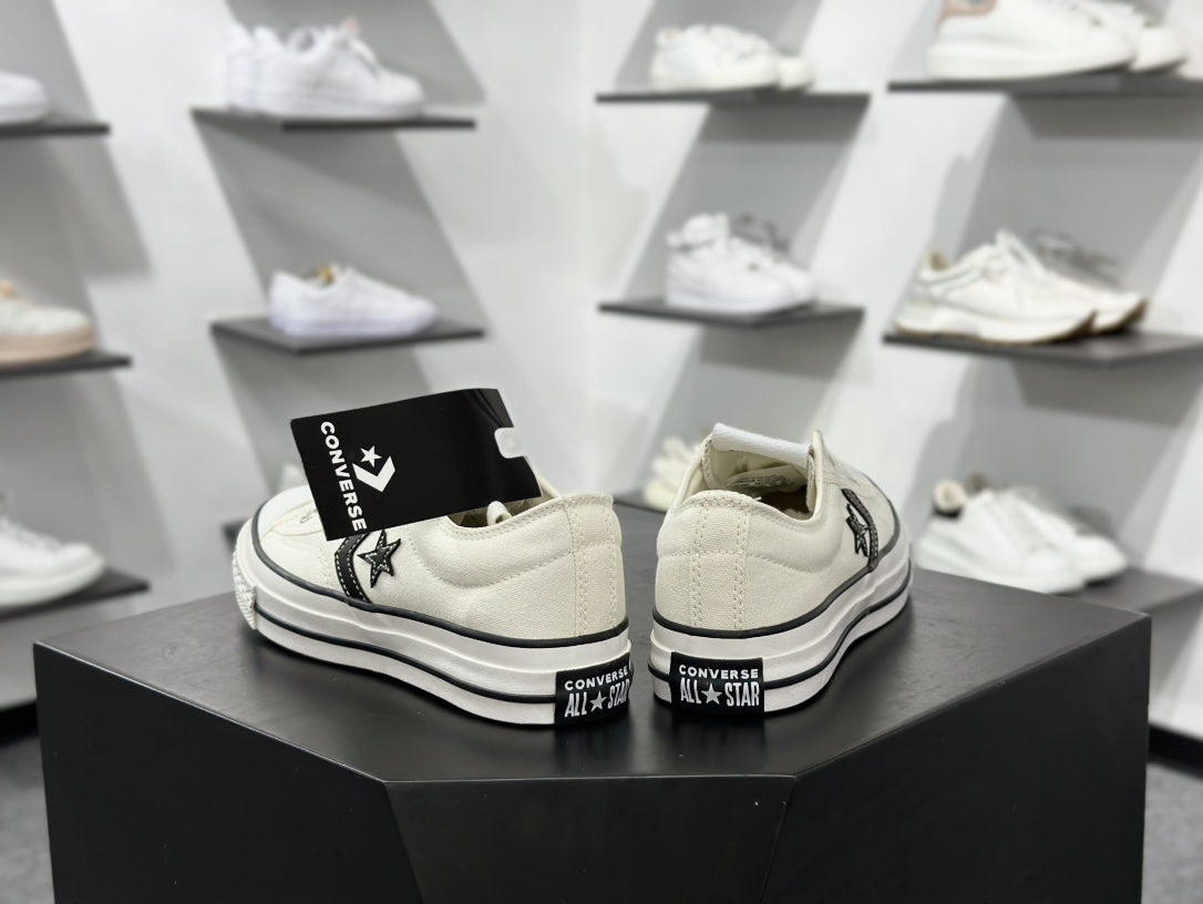 【CON】#Converse One Star Academy Pro经典黑白一星系列复古休闲板鞋  A01608C