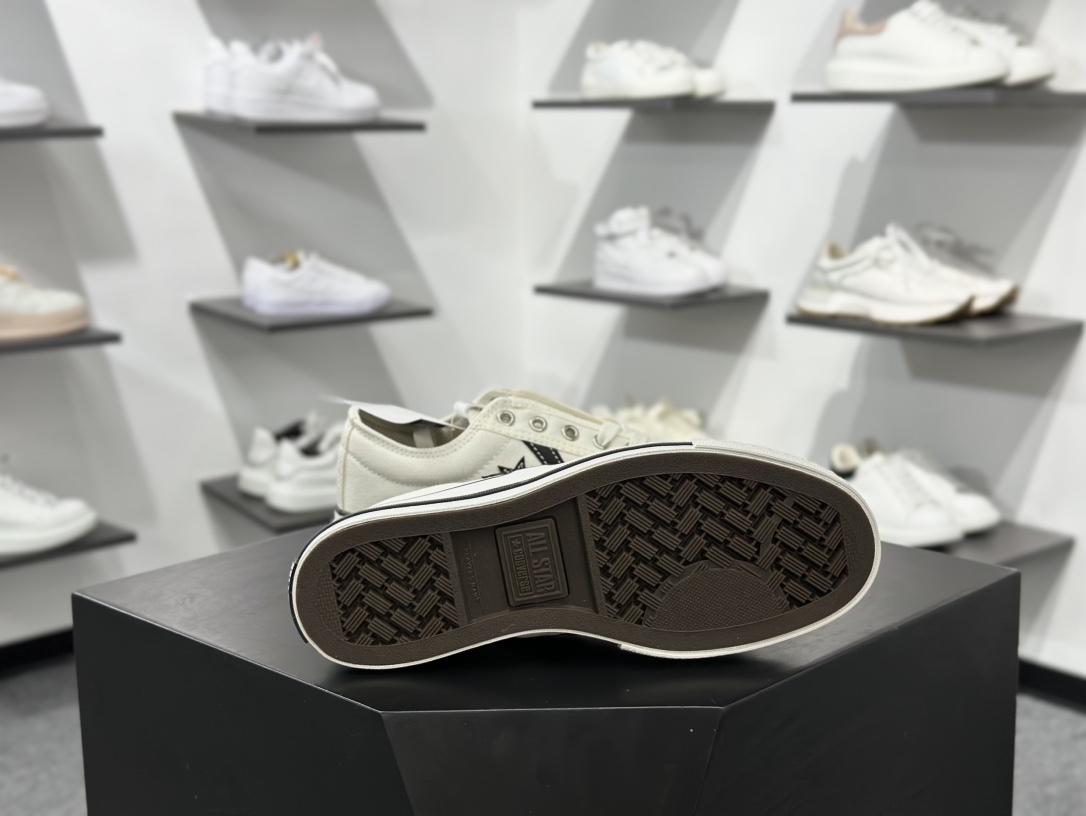 【CON】#Converse One Star Academy Pro经典黑白一星系列复古休闲板鞋  A01608C