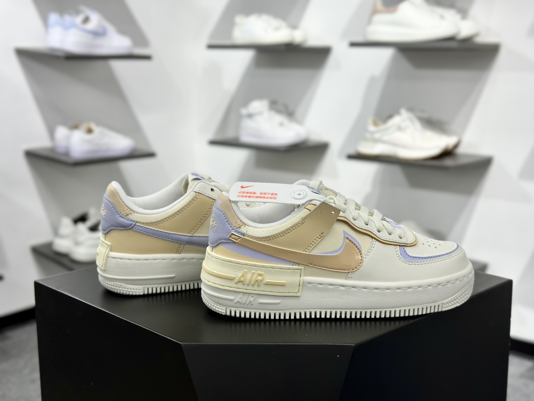 180 NK WMNS Air Force 1 Shadow 全新少女系解构主义设计 空军一号马卡龙板鞋 DZ1847-104